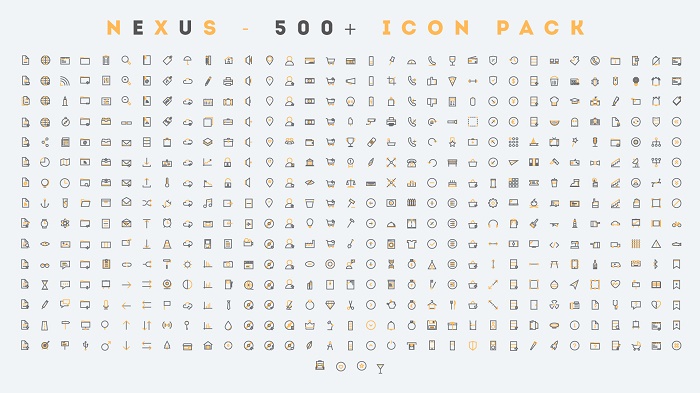 مجموعه عظیم وکتور آیکون Vector Icon 3 nexus
