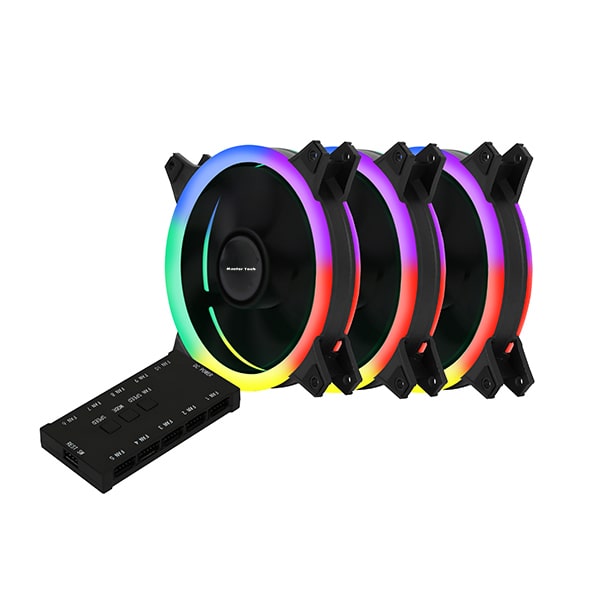باکس فن کیس مسترتک T Permium RGB همراه با کنترلر 1 باکس فن کیس مسترتک T Permium RGB همراه با کنترلر