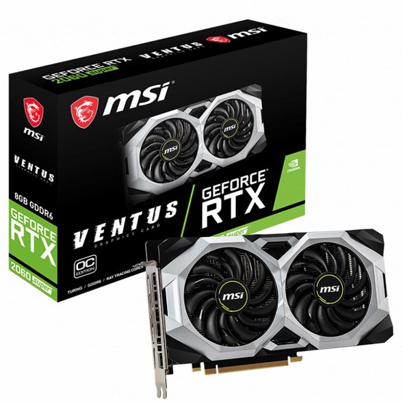 کارت گرافیک ام اس آی MSI 2060 SUPER VENTUS OC 8GB 1 کارت گرافیک ام اس آی MSI 2060 SUPER VENTUS OC 8GB