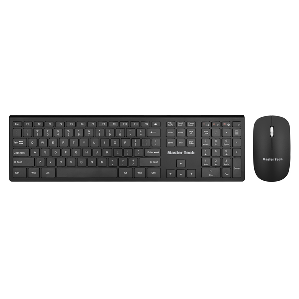 کیبورد و موس مسترتک مدل MK9600 BW وایرلس 1 کیبورد و موس مسترتک مدل MK9600 BW وایرلس