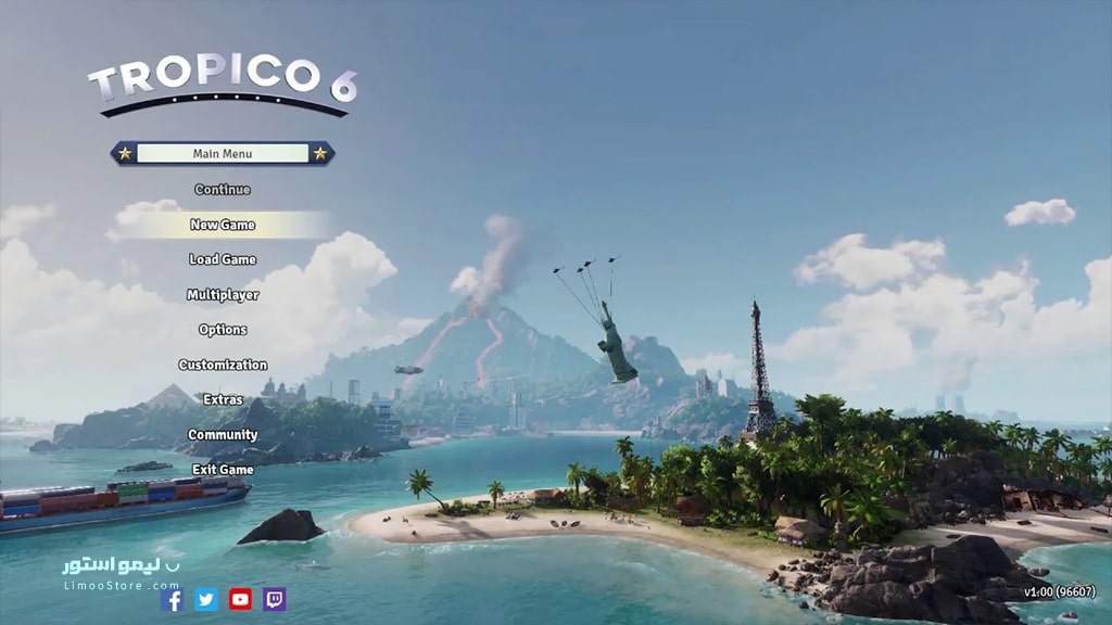 بازی Tropico 6 برای PC 10 منوی بازی Tropico 6