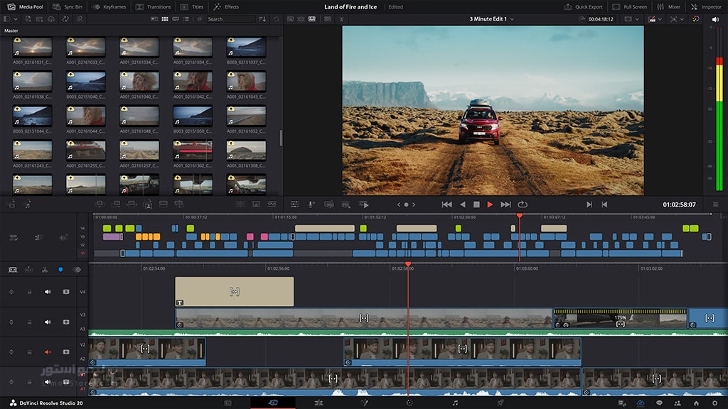 نرم افزار DaVinci Resolve 20 2 صفحات نرم افزار Davinci Resolve 20