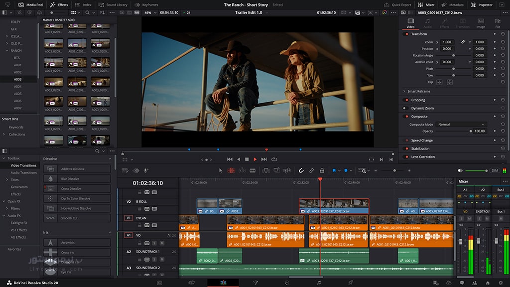 نرم افزار DaVinci Resolve 20 6 تصاویر نرم افزار Davinci Resolve 20