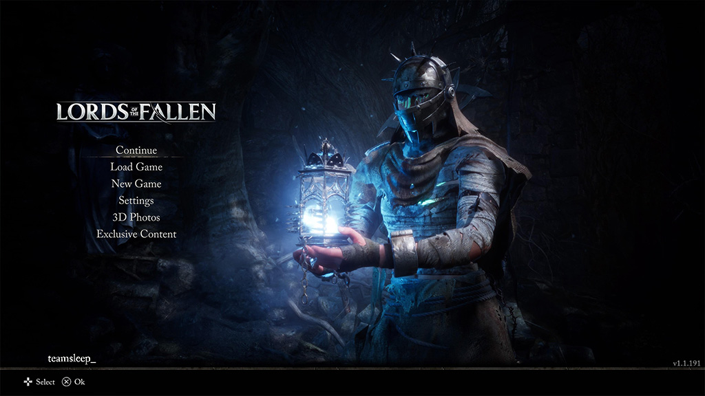 بازی Lords of The Fallen برای PC 2 منوی بازی Lords of Fallen