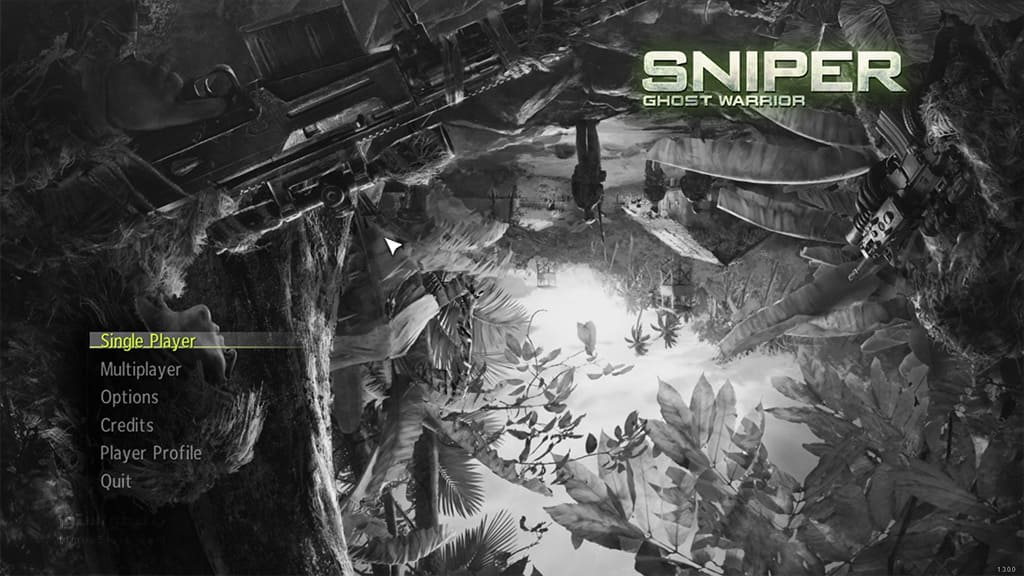 بازی Sniper Ghost Warrior برای PC 2 منوی بازی Sniper Ghost Warrior